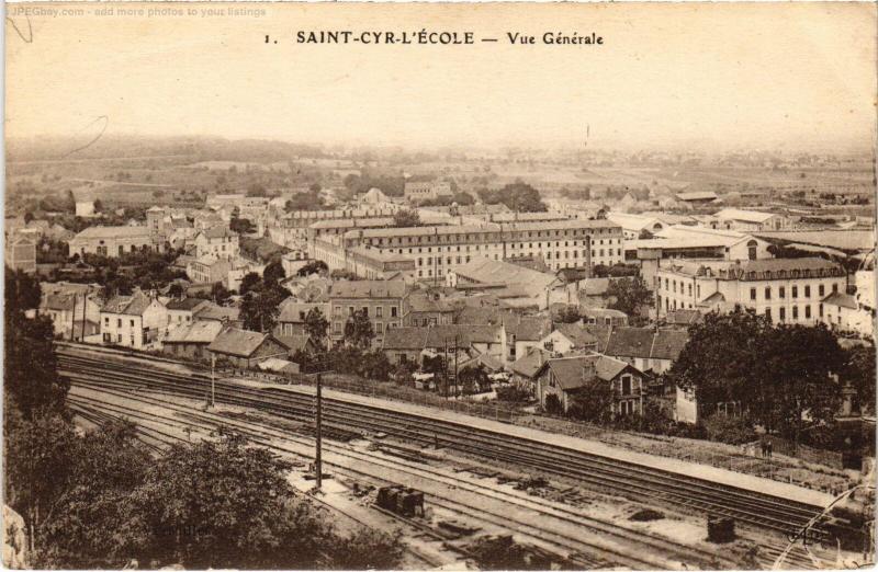 Carte postale ancienne St Cyr l'Ecole vue generale
