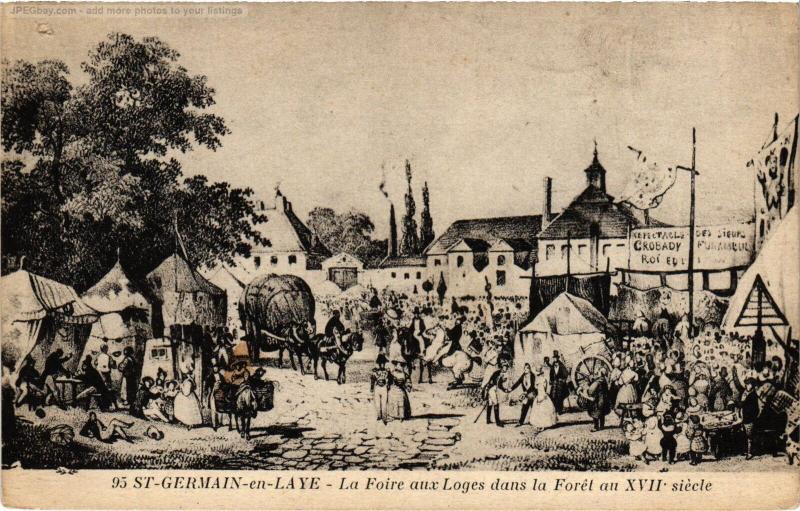 Carte postale ancienne St Germain la Foire aux Loges