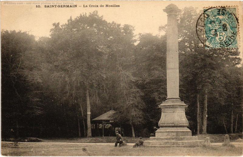 Carte postale ancienne St Germain Croix de Noailles