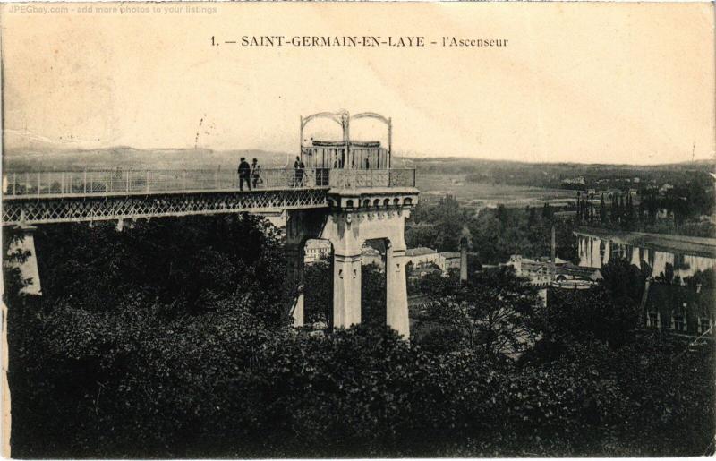 Carte postale ancienne St Germain Ascenseur