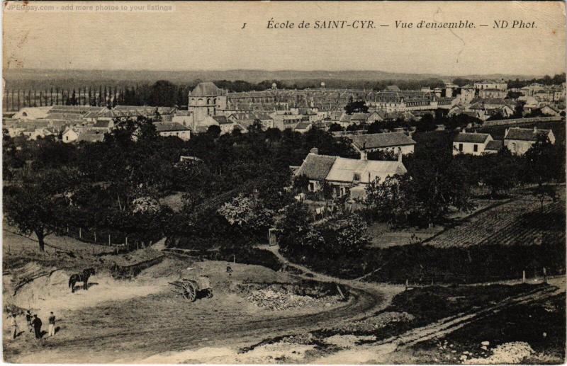 Carte postale ancienne St Cyr l'Ecole vue d'ensemble