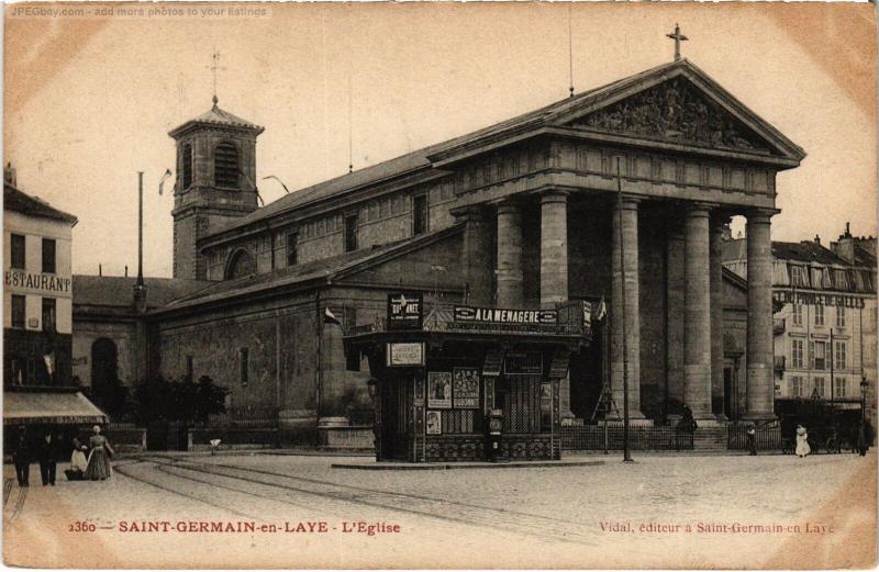 Carte postale ancienne St Germain Eglise