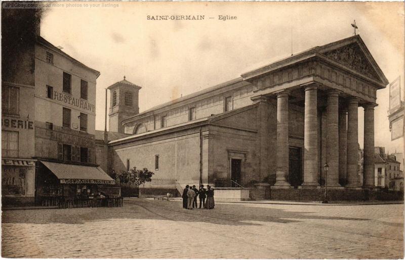 Carte postale ancienne St Germain Eglise