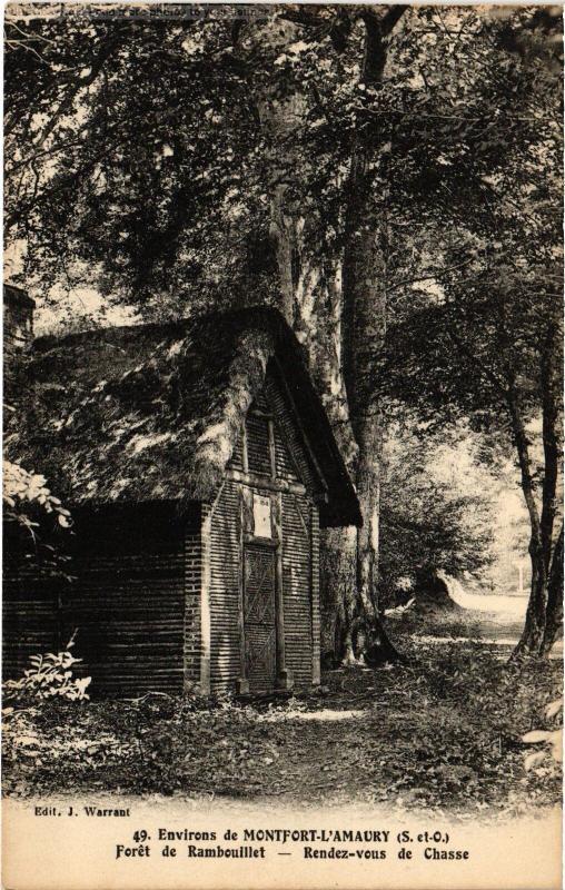 Carte postale ancienne Montfort l'Amaury Foret de Rambouillet à Montfort-l'Amaury