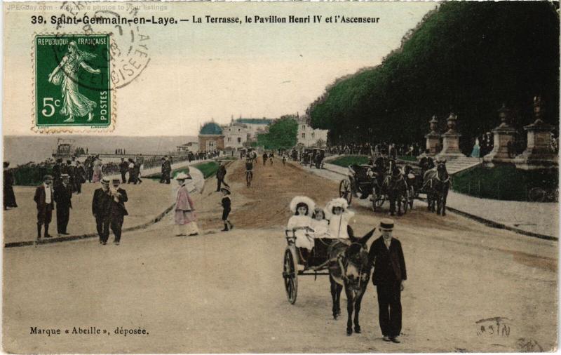 Carte postale ancienne St Germain la Terrasse