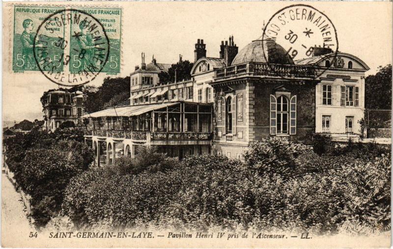 Carte postale ancienne St Germain Pavillon Henri Iv