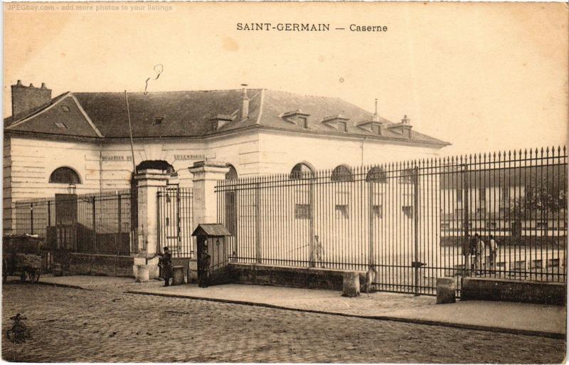 Carte postale ancienne St Germain Caserne