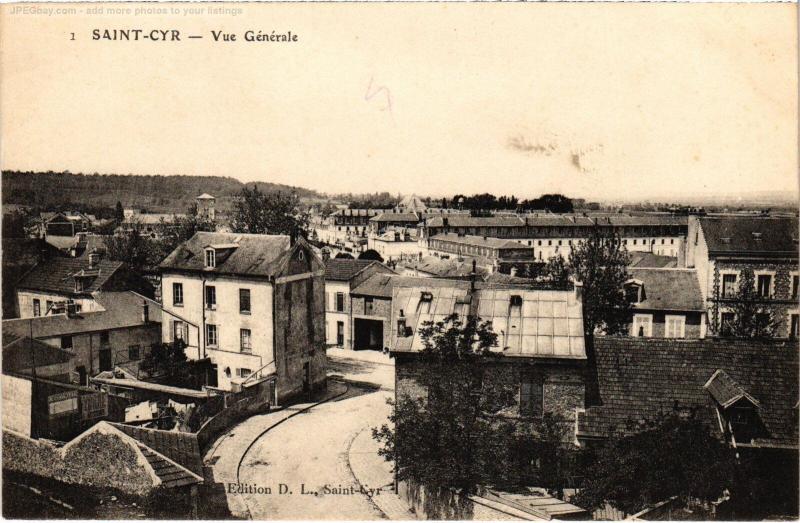 Carte postale ancienne St Cyr l'Ecole vue generale