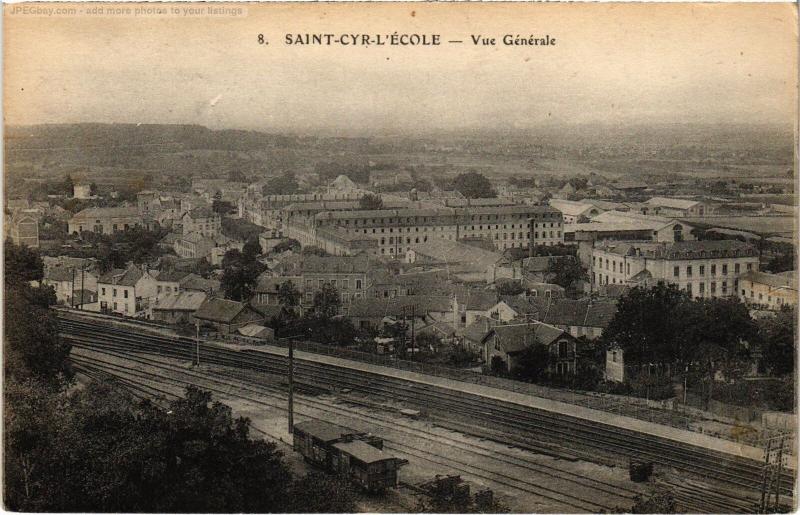Carte postale ancienne St Cyr l'Ecole vue generale