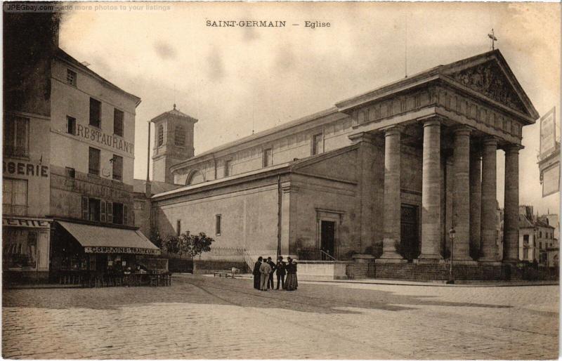 Carte postale ancienne St Germain Eglise