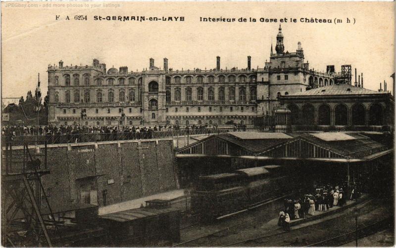 Carte postale ancienne St Germain la Gare interieur