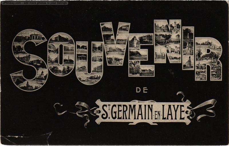 Carte postale ancienne St Germain souvenir