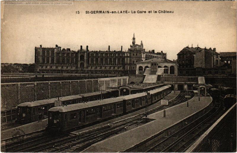 Carte postale ancienne St Germain la Gare et le Chateau