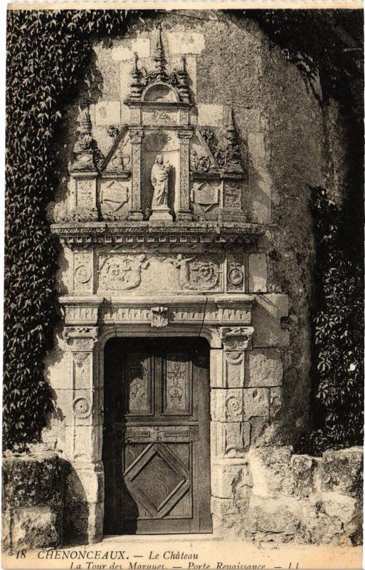 Carte postale ancienne Chenonceaux le Chateau à Chenonceaux