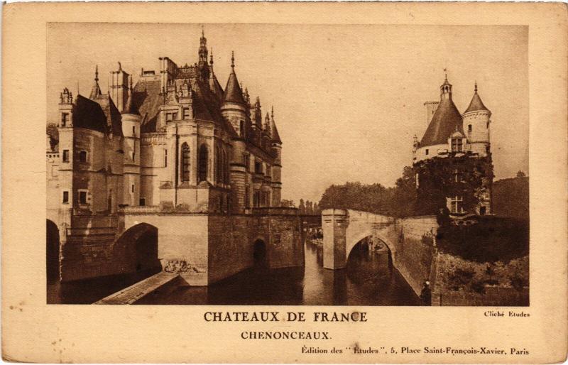 Carte postale ancienne Chenonceaux le Chateau à Chenonceaux