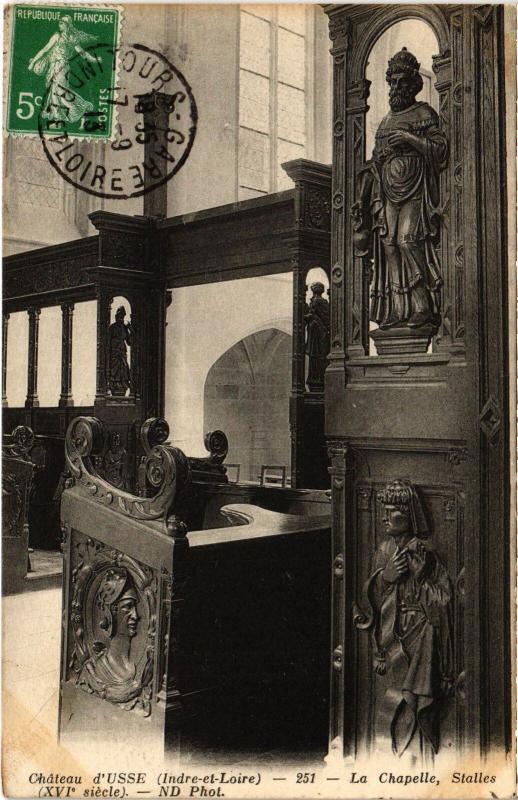 Carte postale ancienne Usse le Chateau la Chapelle