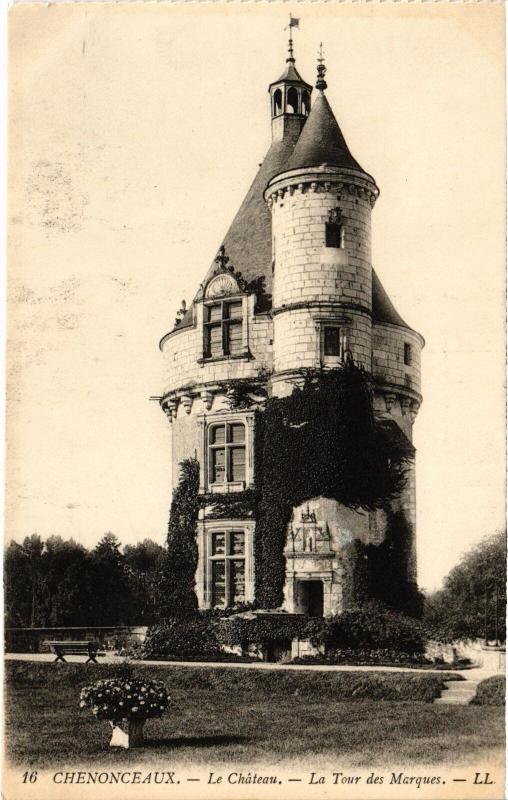 Carte postale ancienne Chenonceaux le Chateau à Chenonceaux