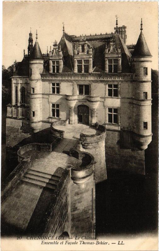 Carte postale ancienne Chenonceaux le Chateau à Chenonceaux
