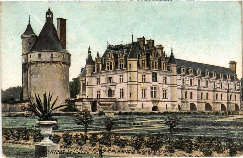 Carte postale ancienne Chenonceaux le Chateau à Chenonceaux