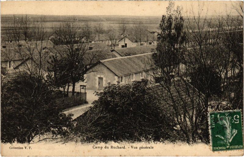 Carte postale ancienne Camp du Ruchard vue generale