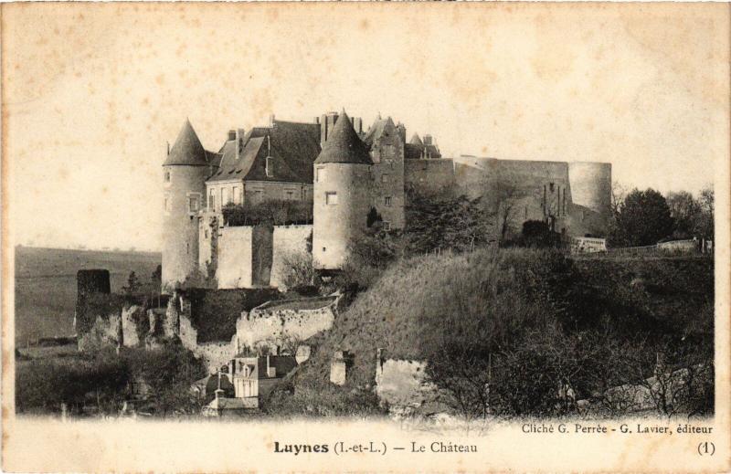 Carte postale ancienne Luynes le Chateau à Luynes