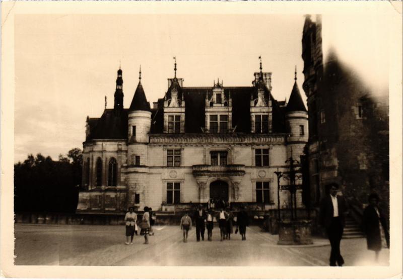 Carte postale ancienne Chenonceaux carte photo à Chenonceaux