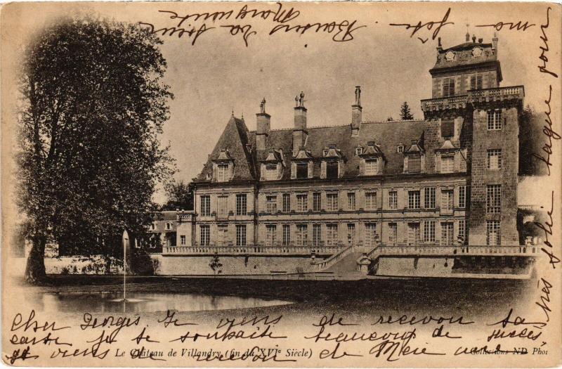 Carte postale ancienne Villandry le Chateau à Villandry