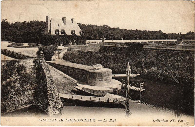 Carte postale ancienne Chateau de Chenonceaux à Chenonceaux