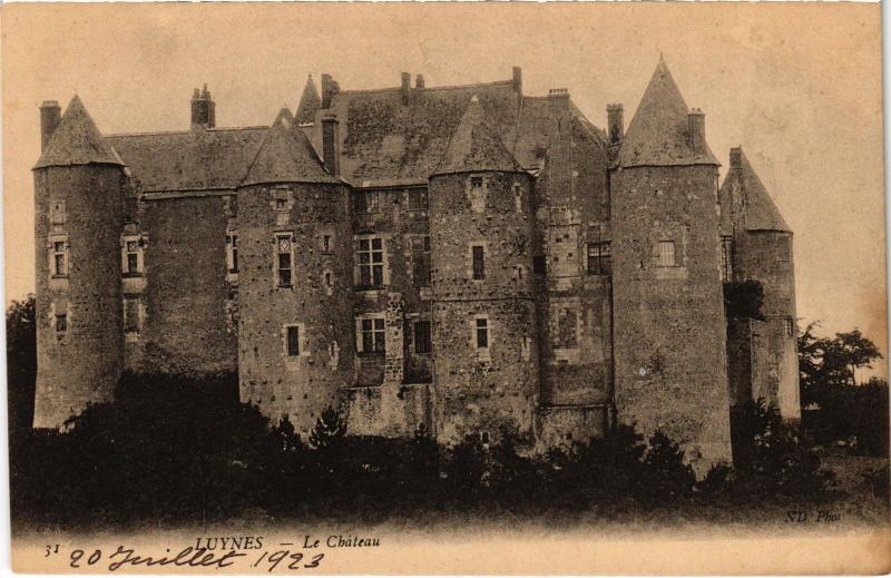 Carte postale ancienne Luynes le Chateau à Luynes