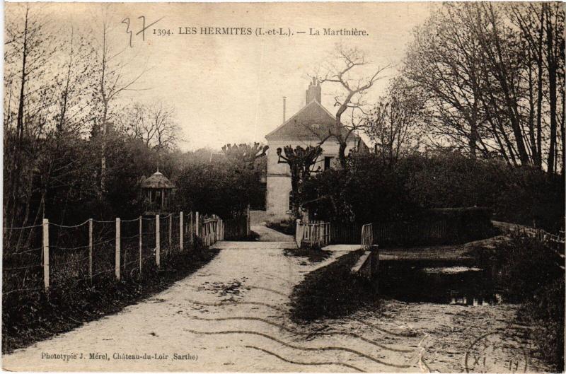 Carte postale ancienne Les Hermites la Martiniere aux Hermites