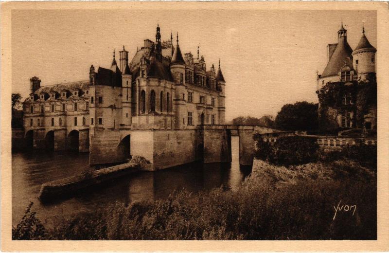Carte postale ancienne Chateau de Chenonceaux à Chenonceaux