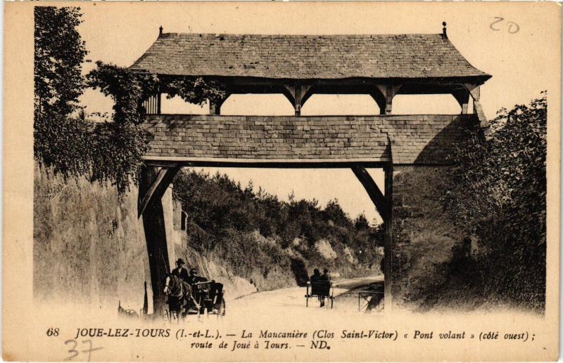 Carte postale ancienne Joue lez Tours la Maucaniere à Tours