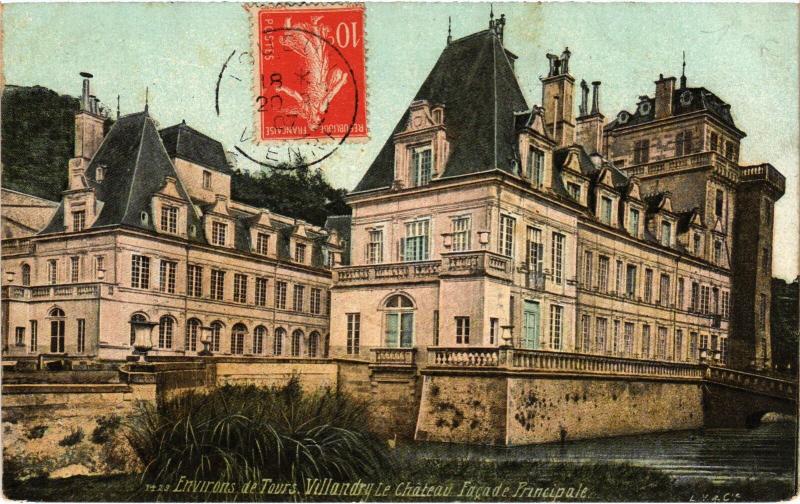 Carte postale ancienne Villandry le Chateau à Villandry