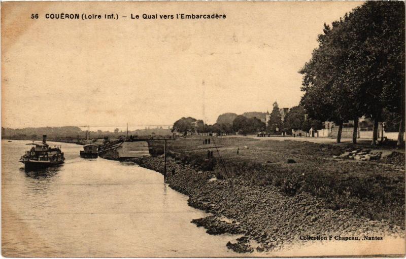 Carte postale ancienne Coueron le Quai