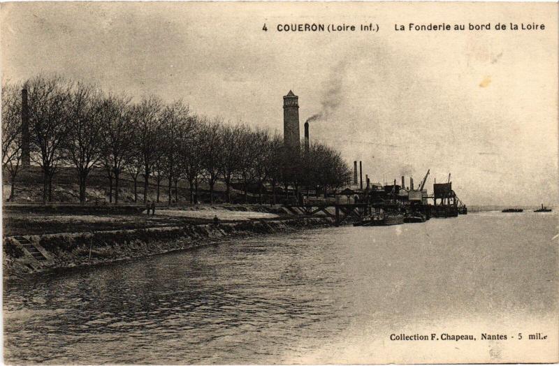 Carte postale ancienne Coueron la Fonderie