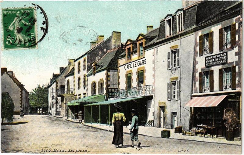 Carte postale ancienne Batz la Place