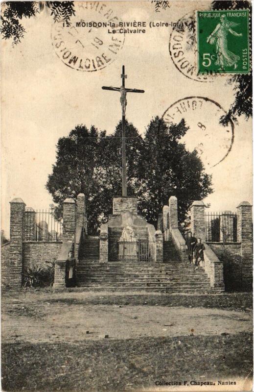 Carte postale ancienne Moisdon la Riviere le Calvaire