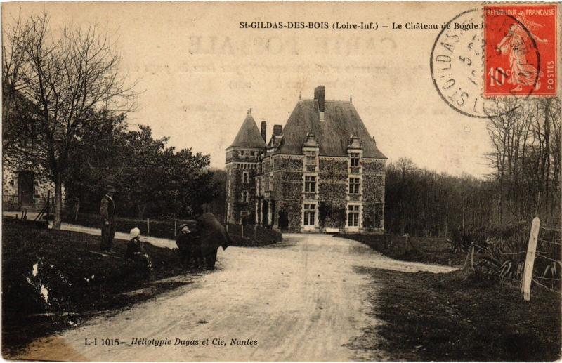 Carte postale ancienne St Gildas des Bois le Chateau