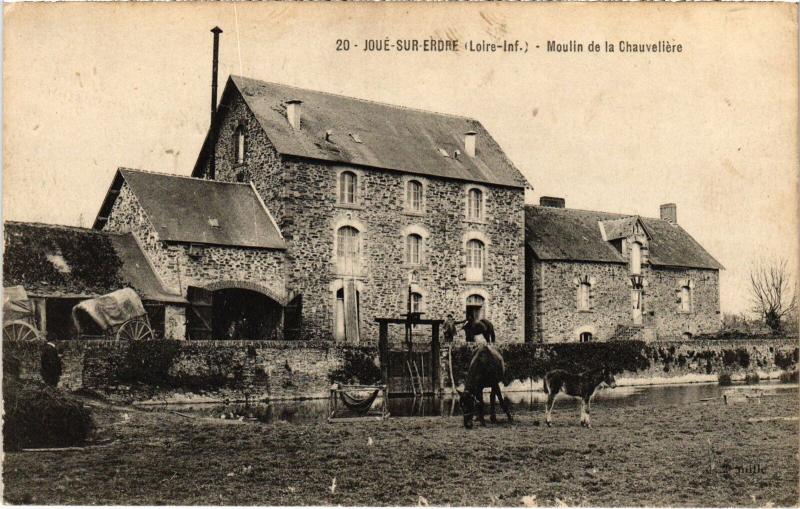 Carte postale ancienne Jour sur Erdre Moulin de la Chauveliere