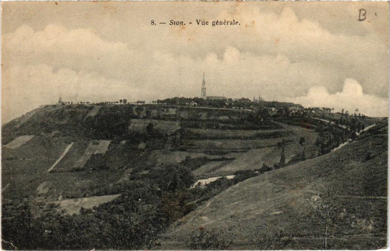 Carte postale ancienne Sion vue generale