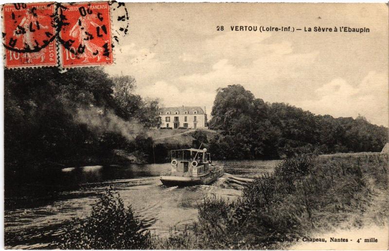 Carte postale ancienne Vertou la Sevre à Vertou