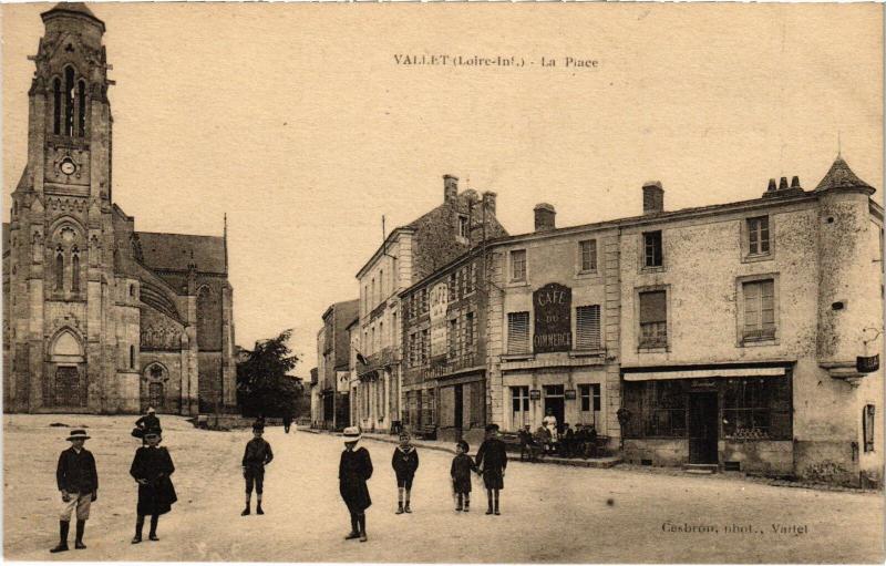 Carte postale ancienne Vallet la Place à Vallet