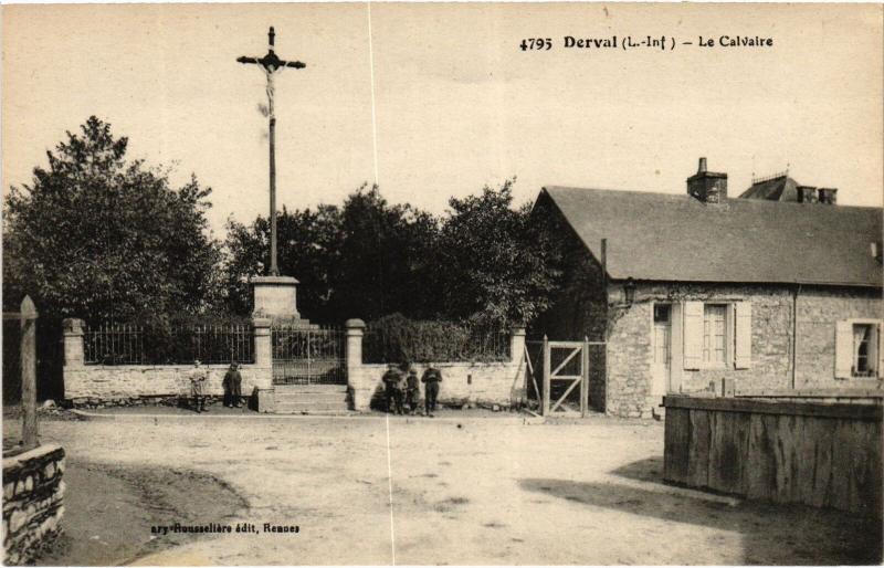 Carte postale ancienne Derval le Calvaire à Derval