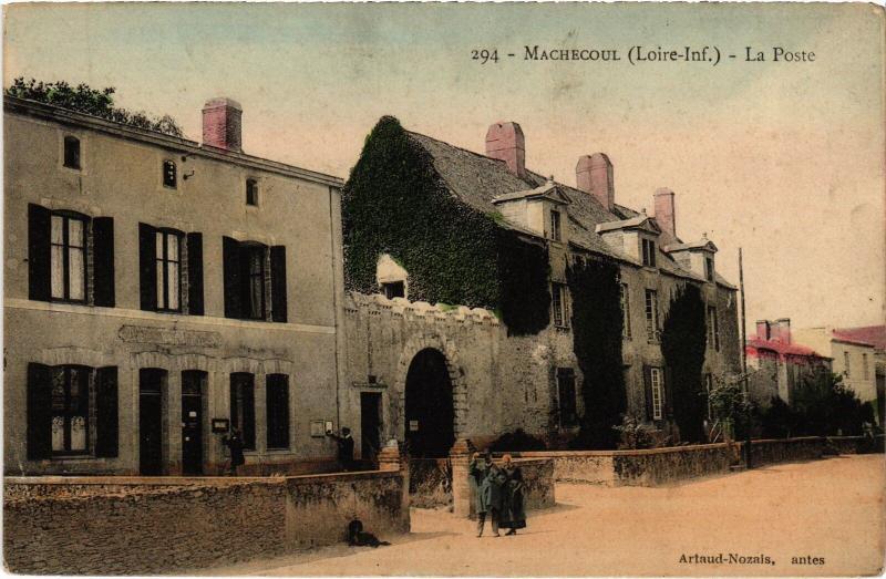 Carte postale ancienne Machecoul la Poste