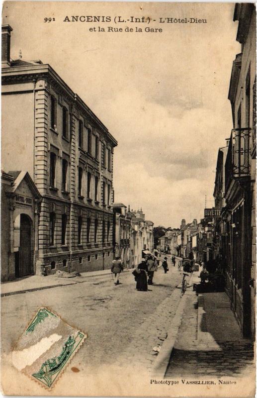 Carte postale ancienne Ancenis Hotel Dieu