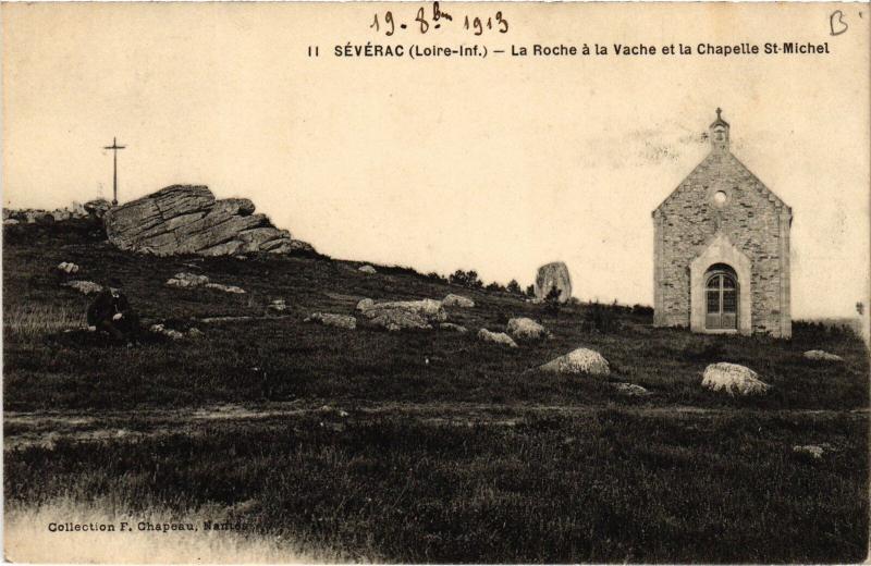 Carte postale ancienne Severac la Roche