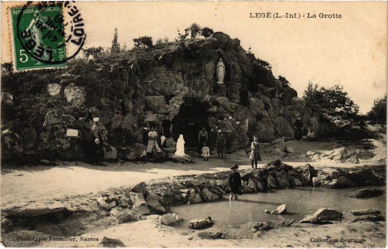 Carte postale ancienne Lege la Grotte