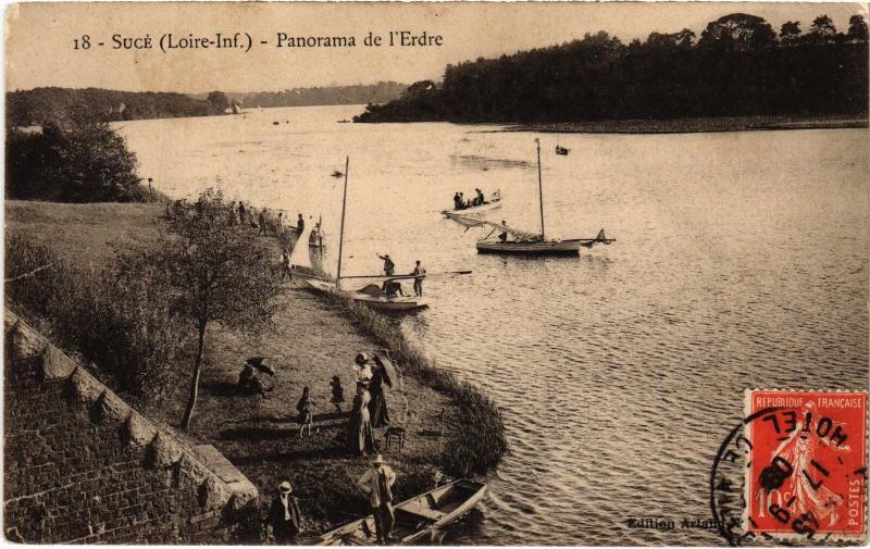Carte postale ancienne Suce panorama de l'Erdre