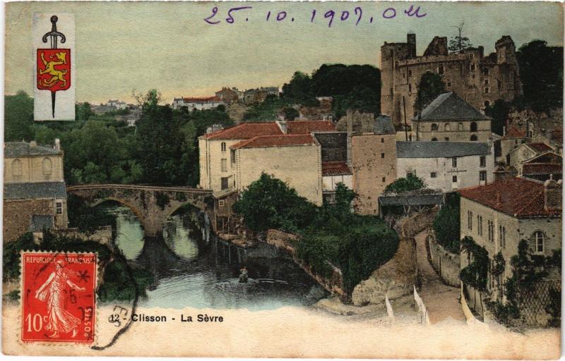 Carte postale ancienne Clisson la Sevre à Clisson