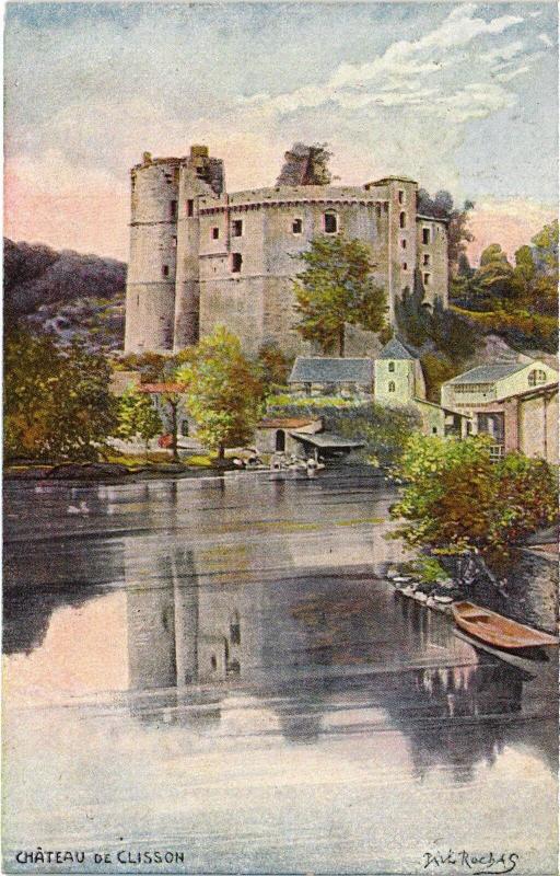 Carte postale ancienne Clisson le Chateau à Clisson